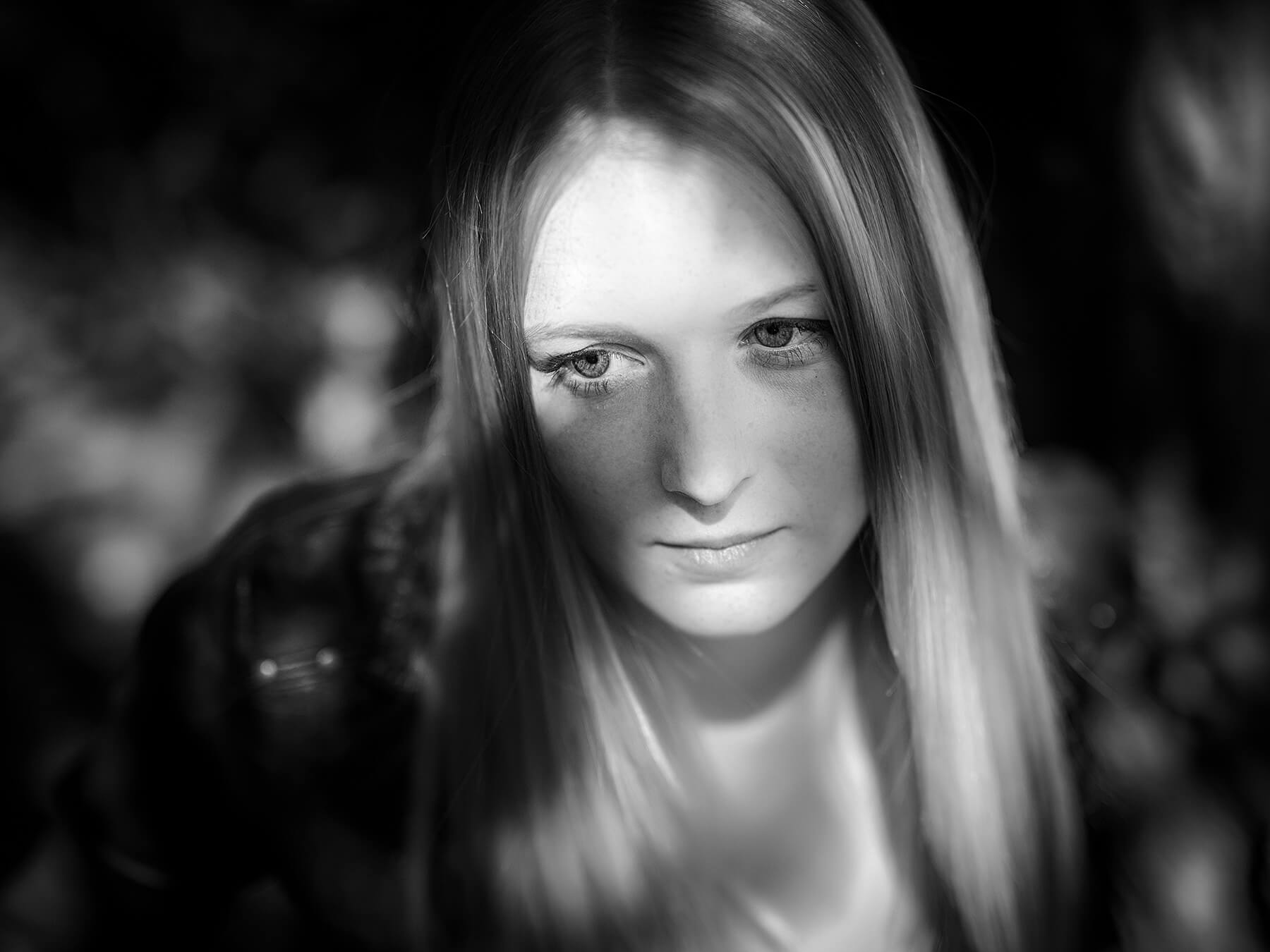 black and white Portrait