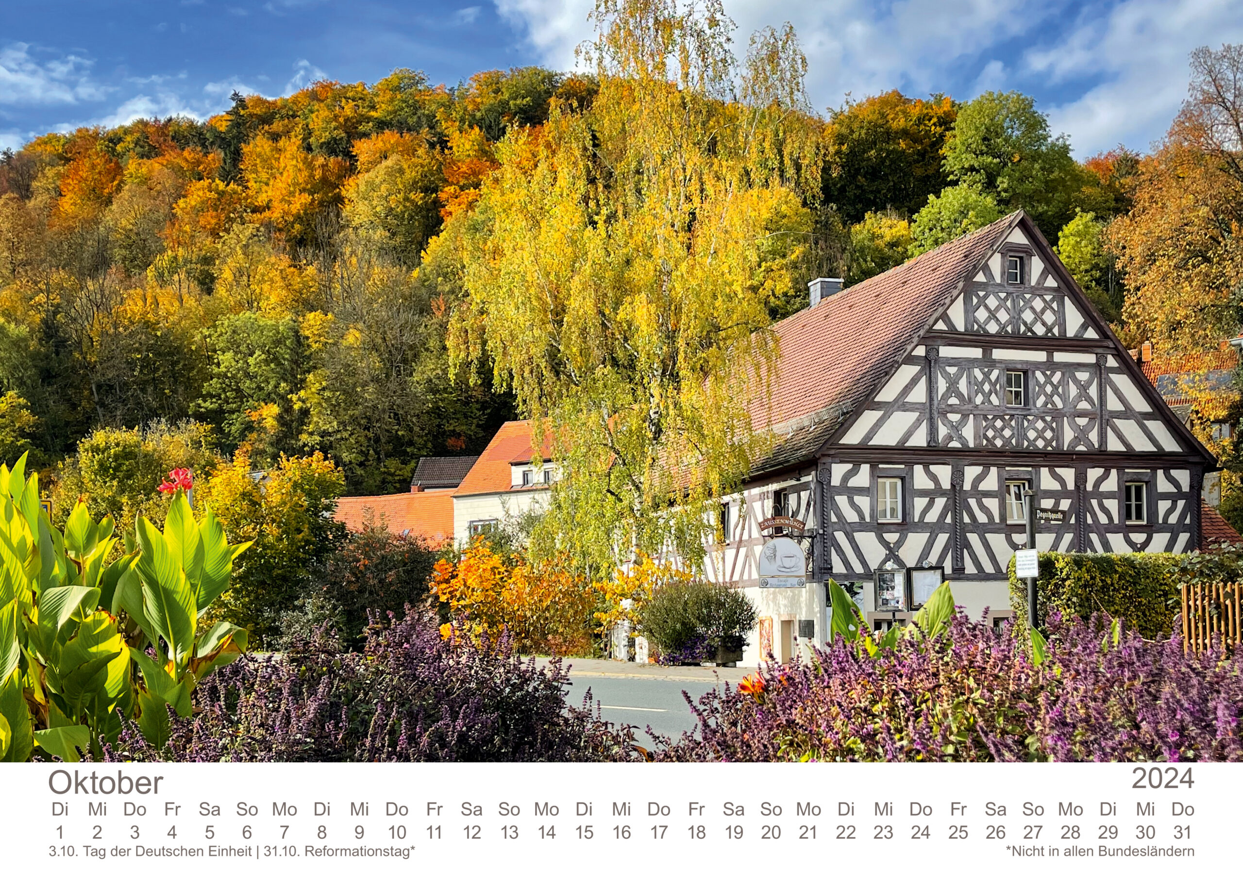 Fotokalender 2024, Pegnitz mit seinen Stadtteilen. Fotostudio LICHTBLICK Doris Dörfler