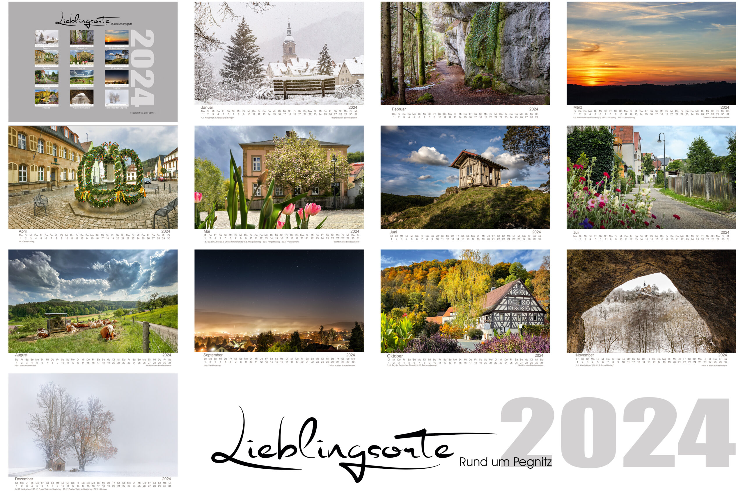 Fotokalender 2024 Pegnitz und Umgebung