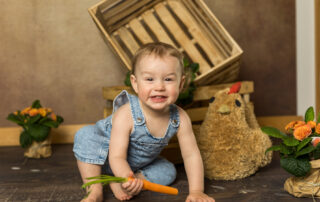 Kinderfoto, Fotostudio lichtblick Blumen, Ostern