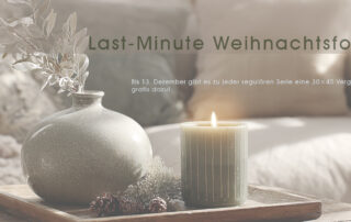 Lastminute Weihnachtsfotos