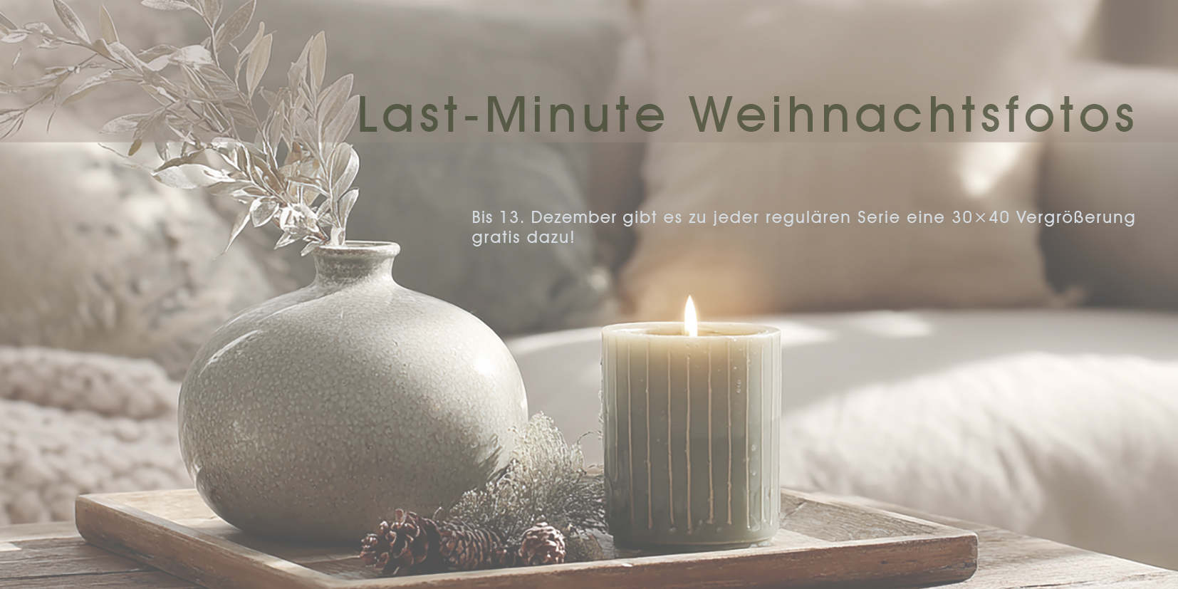 Lastminute Weihnachtsfotos