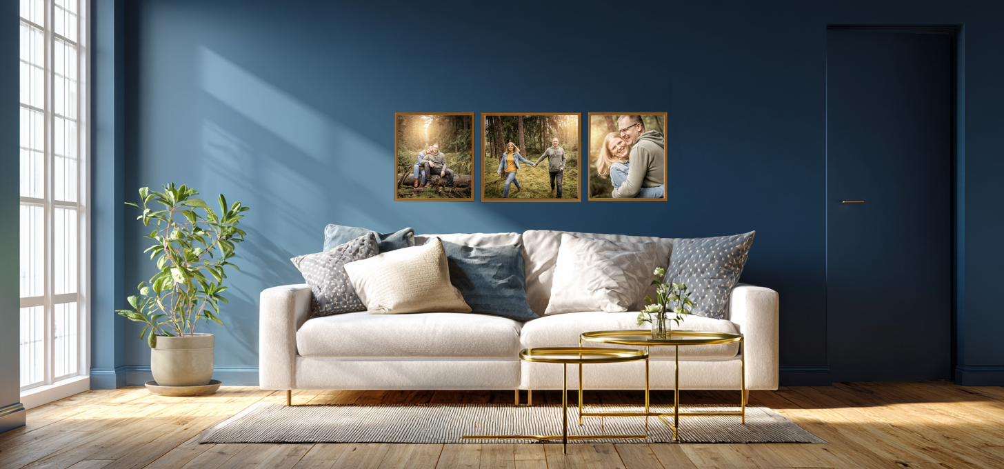 Wandbilder im wohnzimmer Pärchenfotoshooting